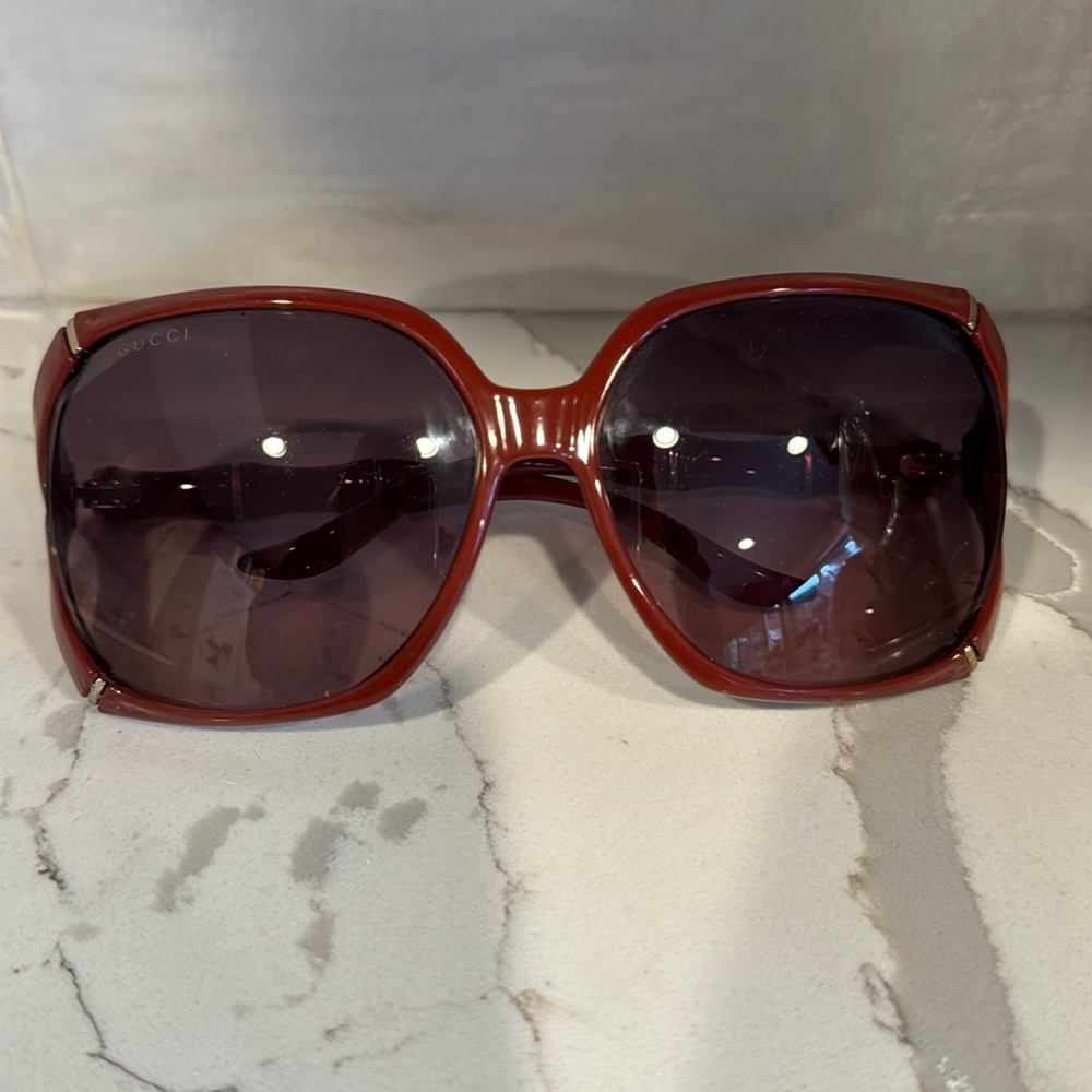 Gucci Red Sunglasses